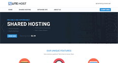 Desktop Screenshot of litehost.net